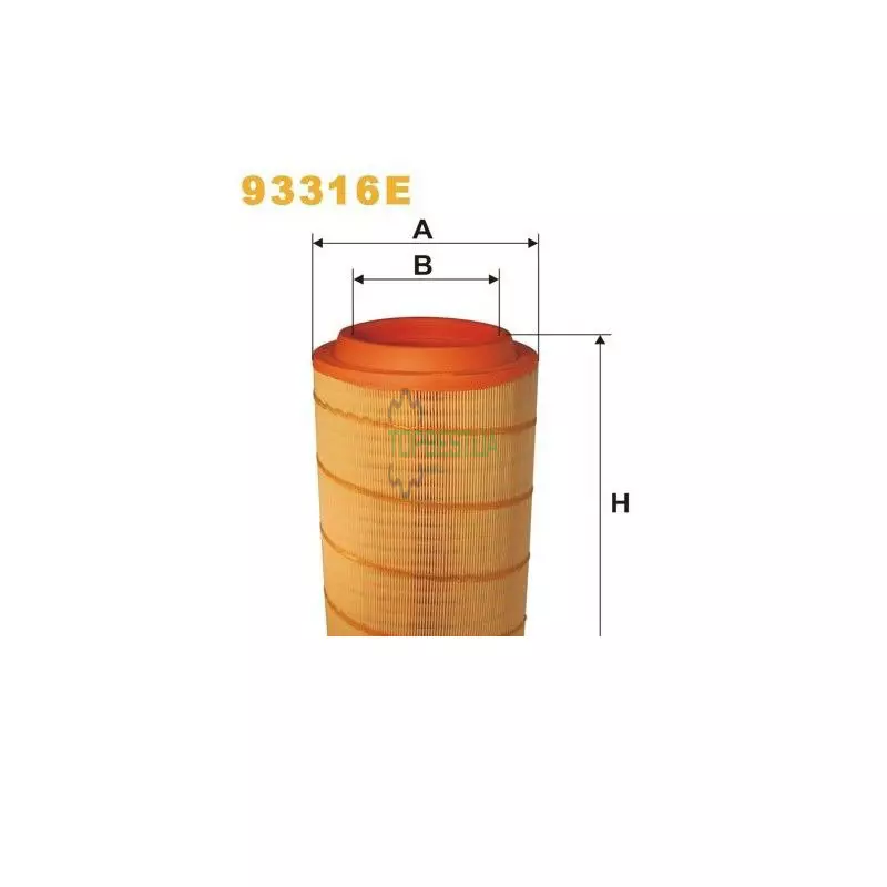 93316E Фільтр повітряний [WIX]