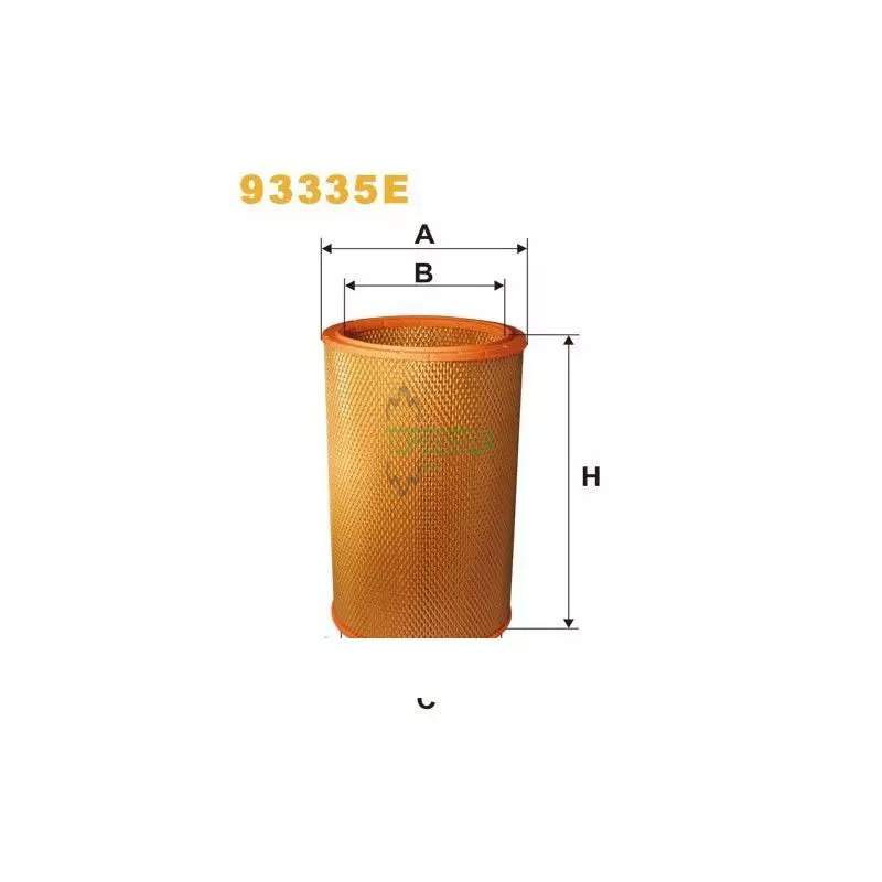 93335E Фільтр повітряний [WIX]
