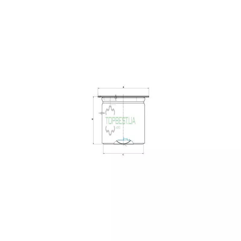 LE13007 Фільтр повітряний (сепаратор) MANN