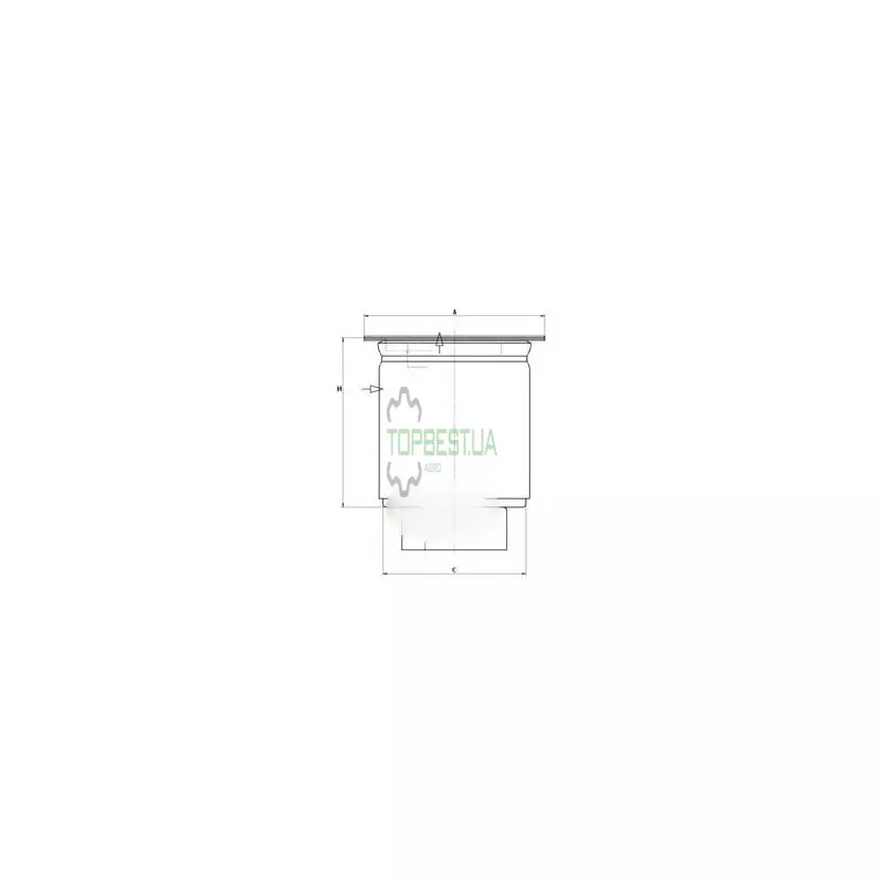 LE14007 Фільтр повітряний (сепаратор) MANN