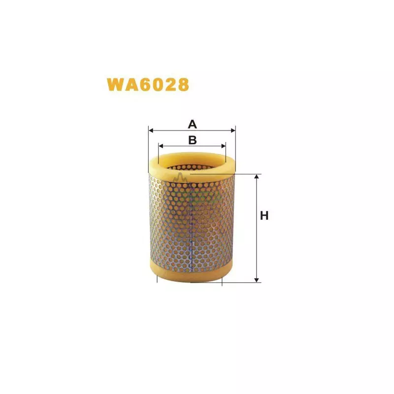 WA6028 Фільтр повітряний [WIX]