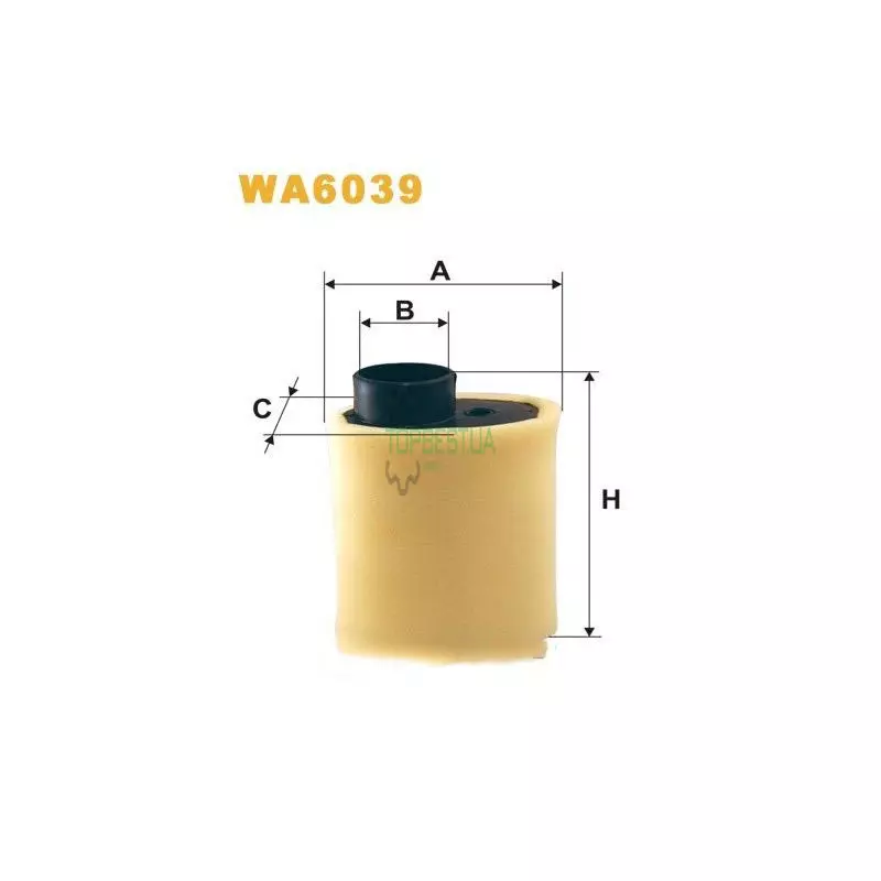WA6039 Фільтр повітряний [WIX]