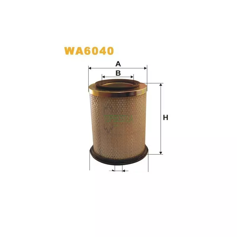 WA6040 Фільтр повітряний [WIX]
