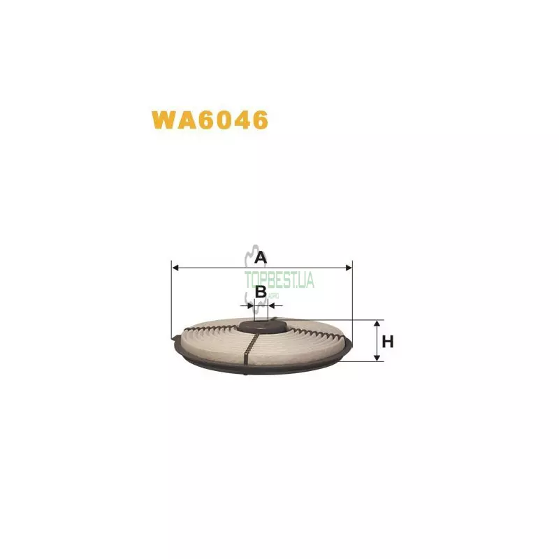 WA6046 Фільтр повітряний [WIX]