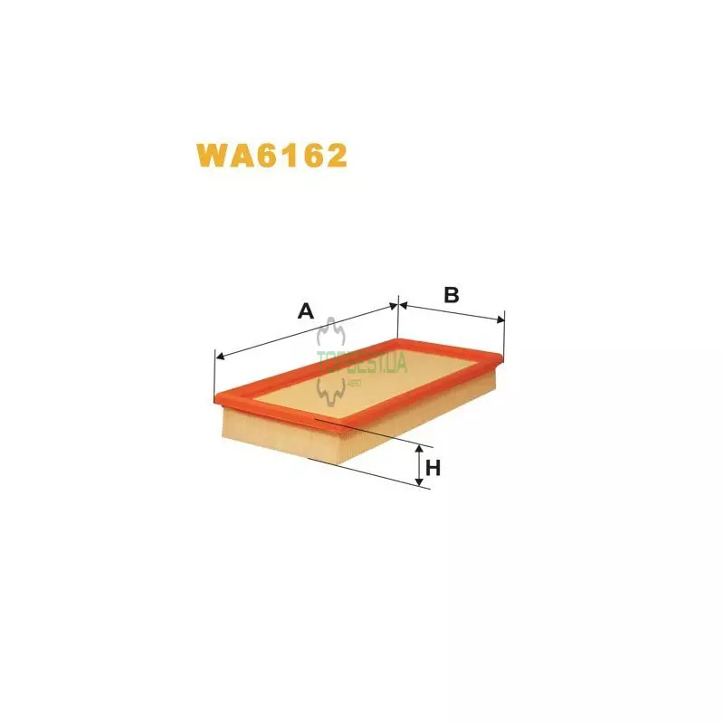 WA6162 Фільтр повітряний [WIX]