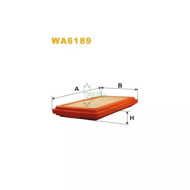 WA6189 Фільтр повітряний [WIX]