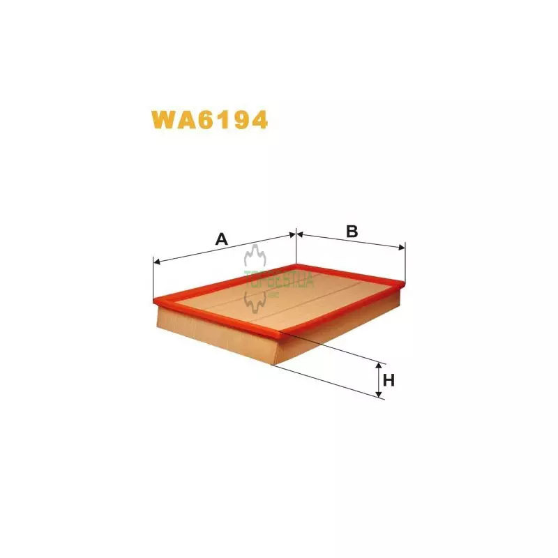 WA6194 Фільтр повітряний [WIX]