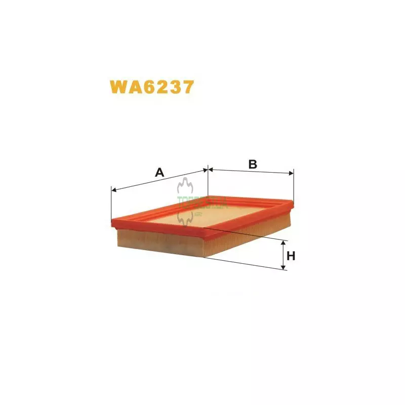 WA6237 Фільтр повітряний [WIX]