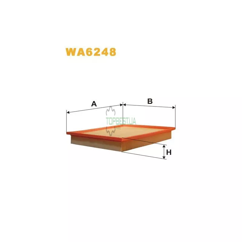 WA6248 Фільтр повітряний [WIX]