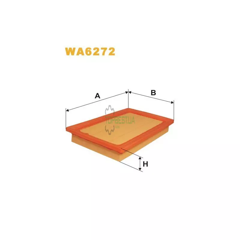 WA6272 Фільтр повітряний [WIX]