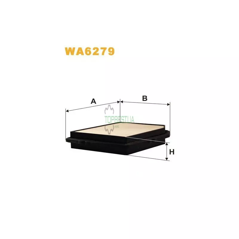 WA6279 Фільтр повітряний [WIX]