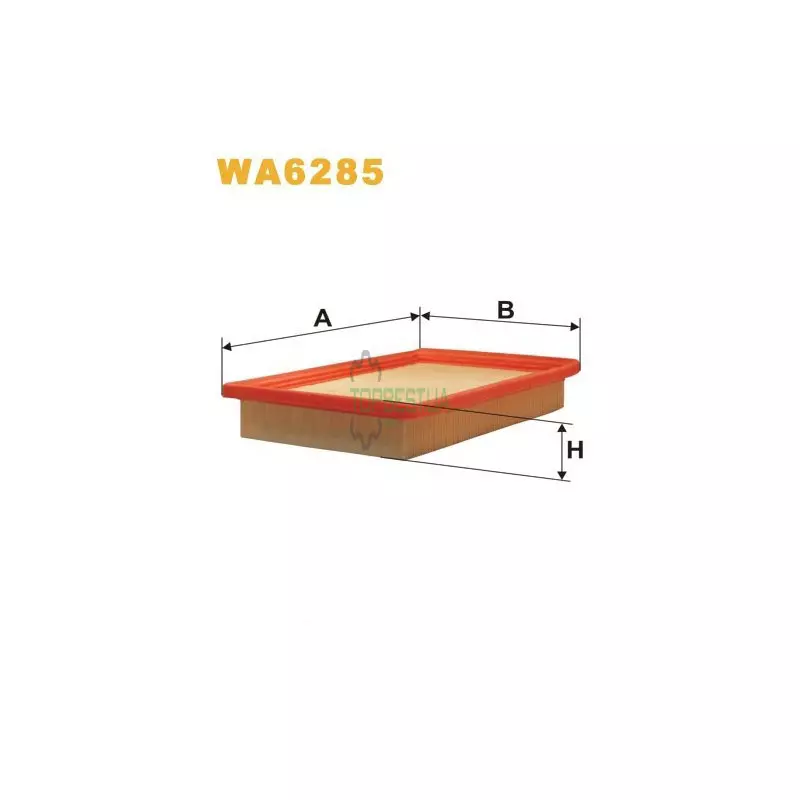 WA6285 Фільтр повітряний [WIX]