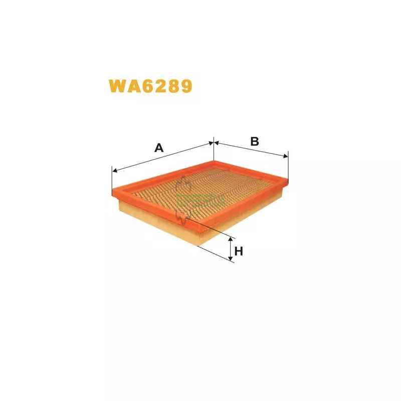 WA6289 Фільтр повітряний [WIX]