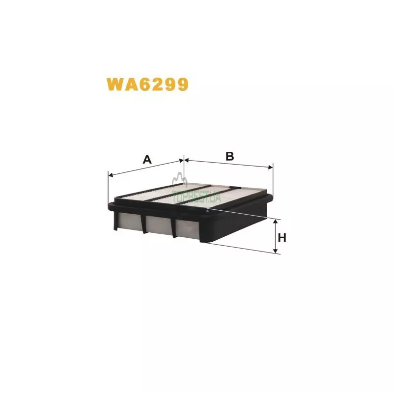 WA6299 Фільтр повітряний [WIX]