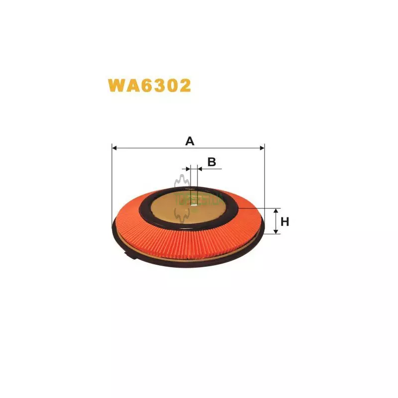 WA6302 Фільтр повітряний [WIX]