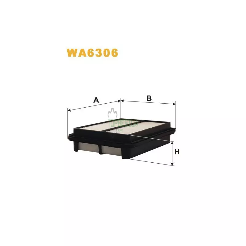 WA6306 Фільтр повітряний [WIX]