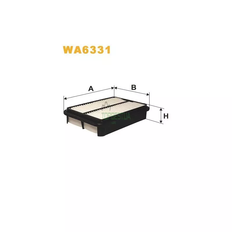 WA6331 Фільтр повітряний [WIX]