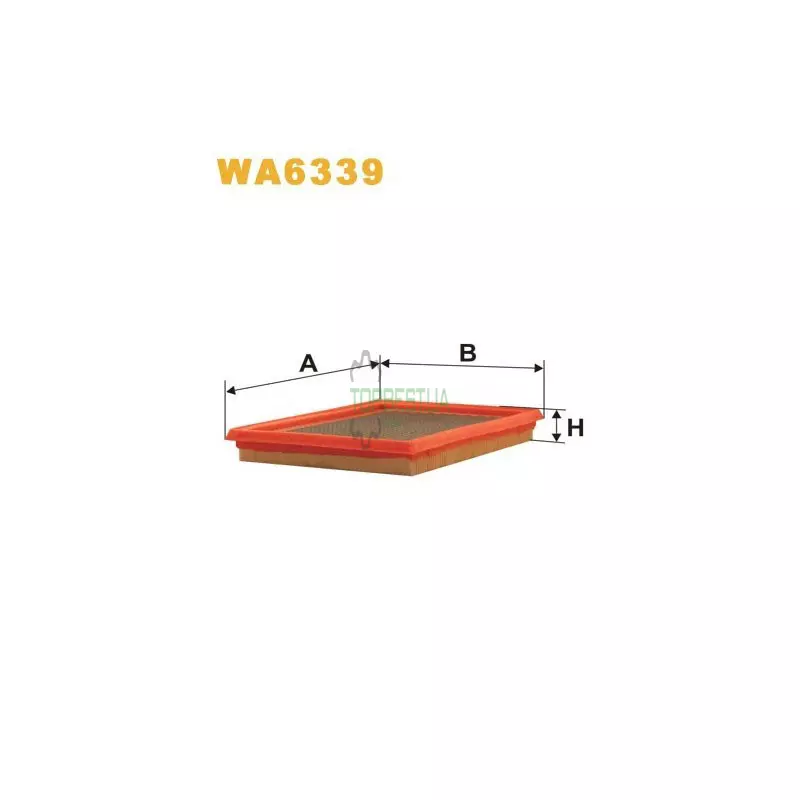WA6339 Фільтр повітряний [WIX]