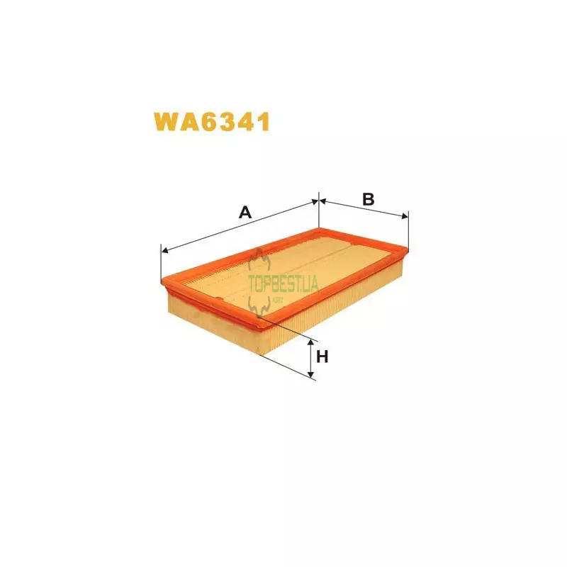 WA6341 Фільтр повітряний [WIX]