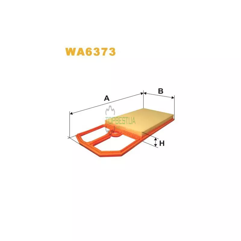 WA6373 Фільтр повітряний [WIX]