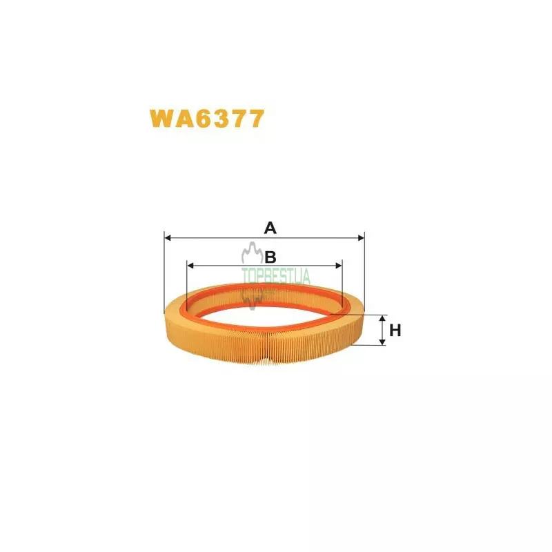 WA6377 Фільтр повітряний [WIX]