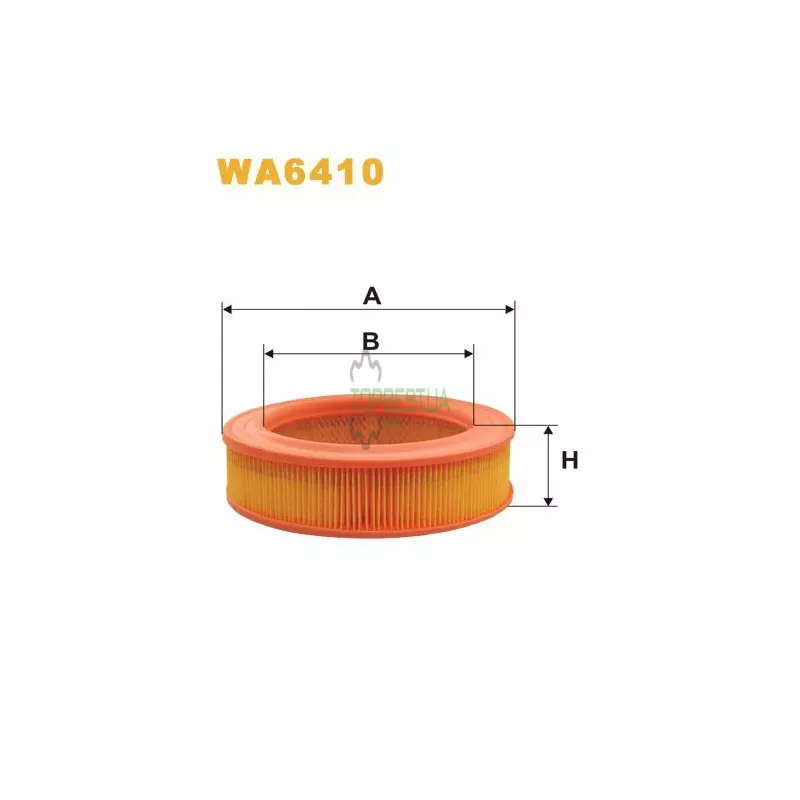 WA6410 Фільтр повітряний [WIX]