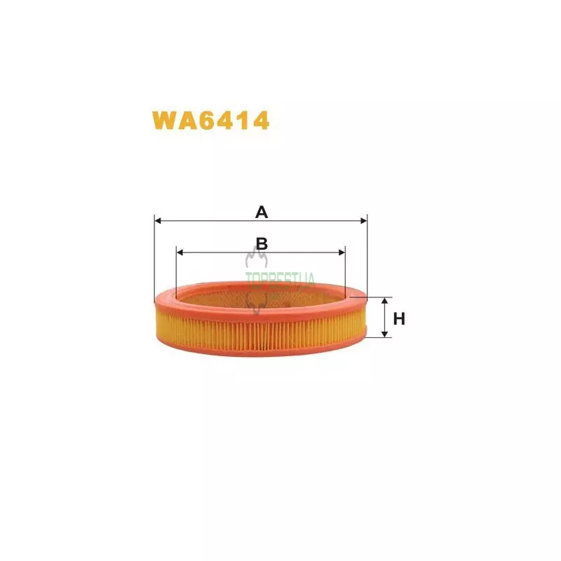 WA6414 Фільтр повітряний [WIX]