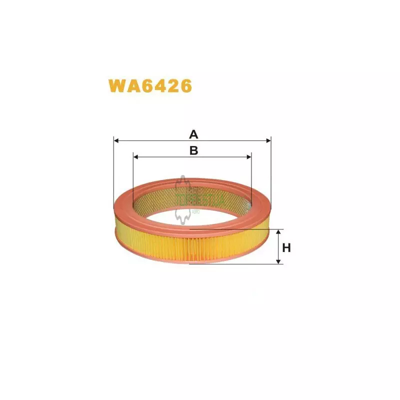 WA6426 Фільтр повітряний [WIX]