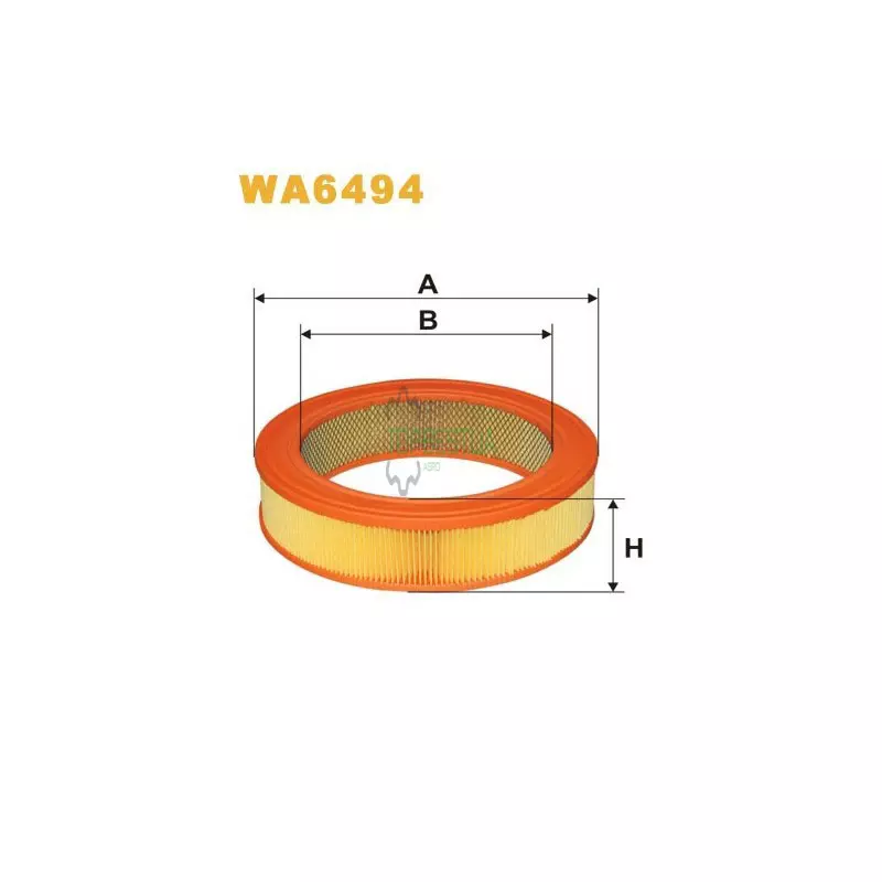 WA6494 Фільтр повітряний [WIX]