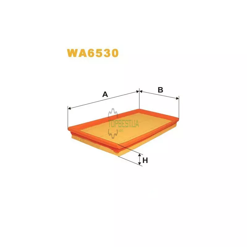 WA6530 Фільтр повітряний [WIX]
