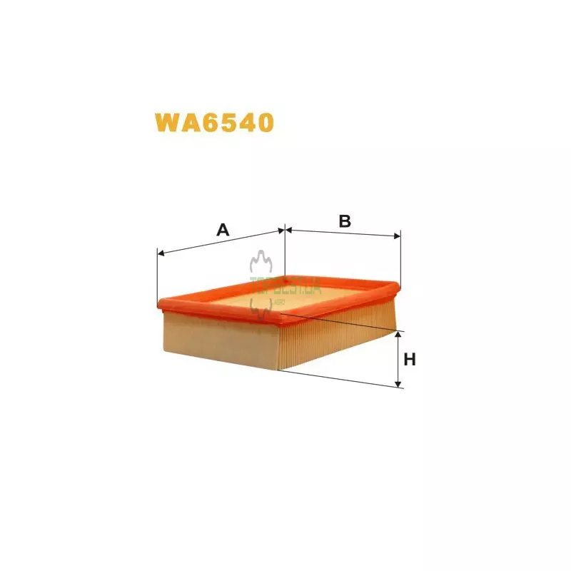 WA6540 Фільтр повітряний [WIX]