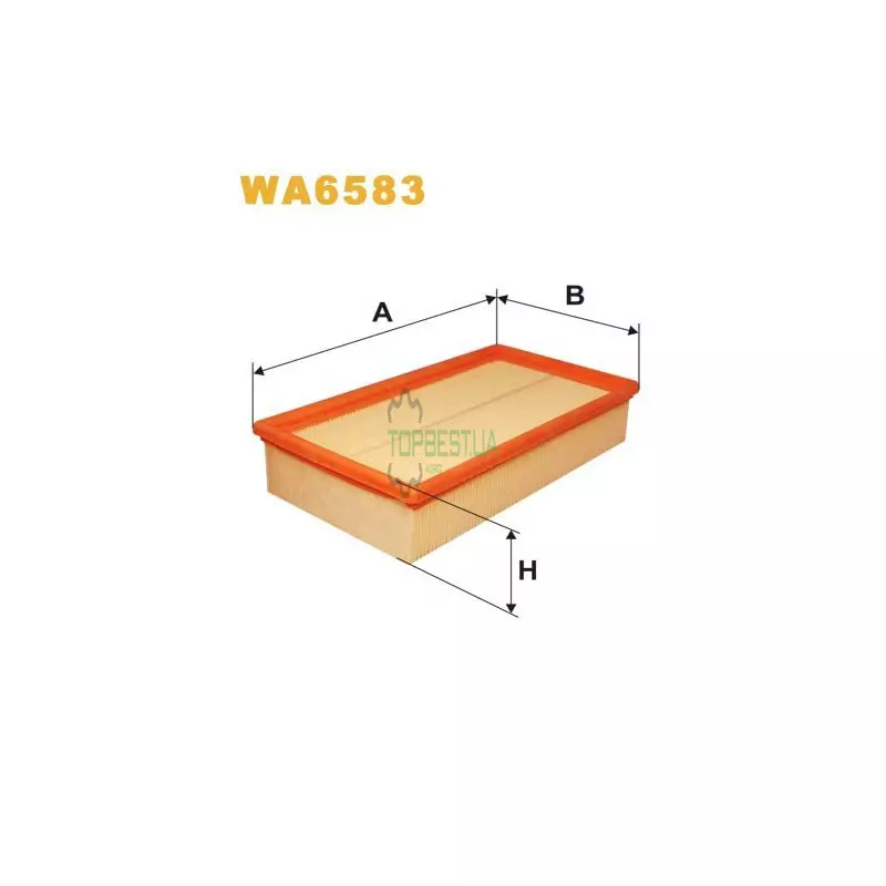 WA6583 Фільтр повітряний [WIX]
