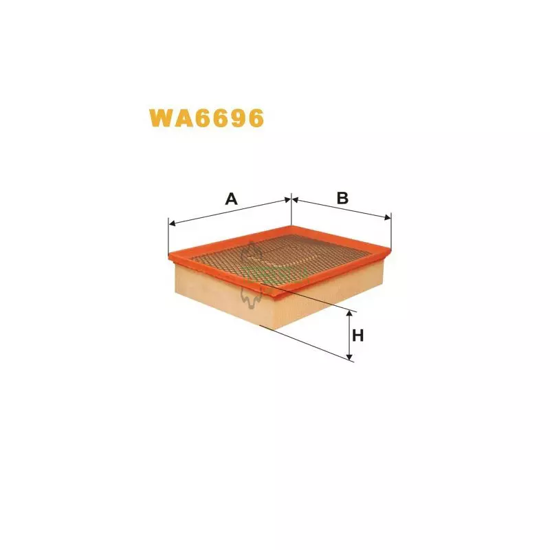 WA6696 Фільтр повітряний [WIX]