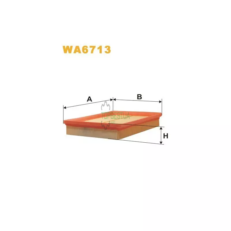 WA6713 Фільтр повітряний [WIX]