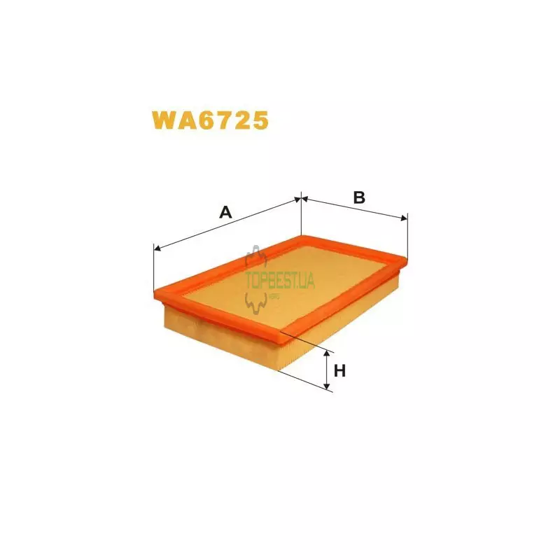 WA6725 Фільтр повітряний [WIX]