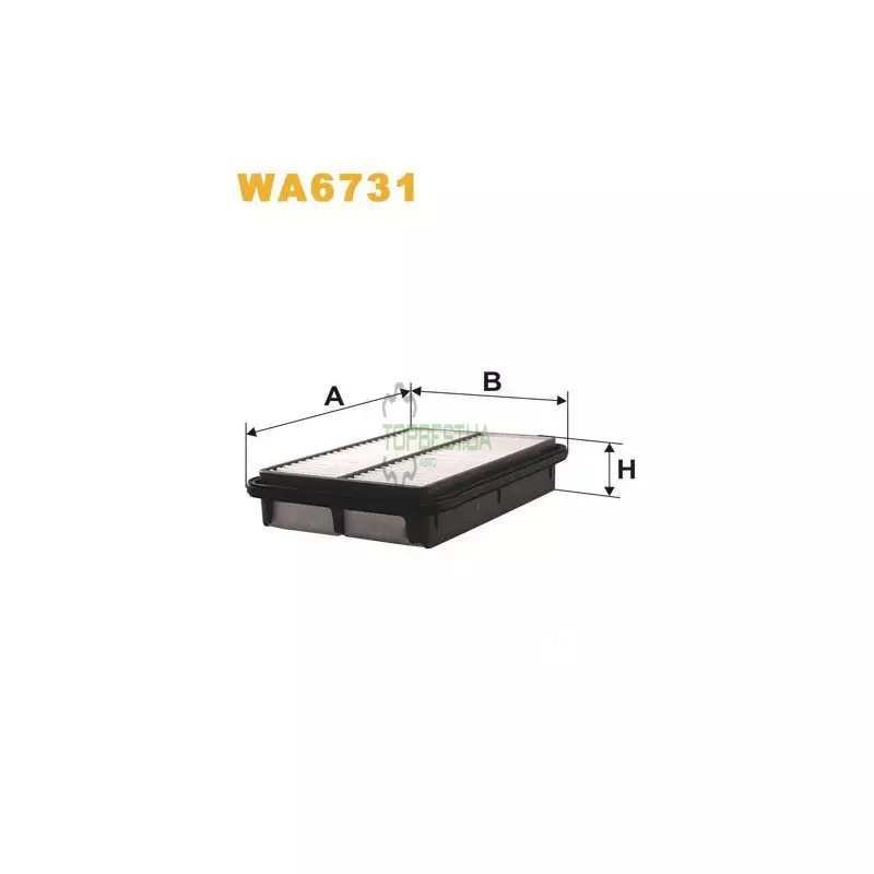 WA6731 Фільтр повітряний [WIX]