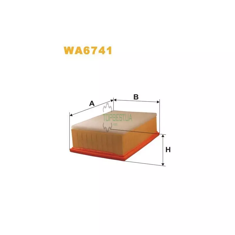 WA6741 Фільтр повітряний [WIX]