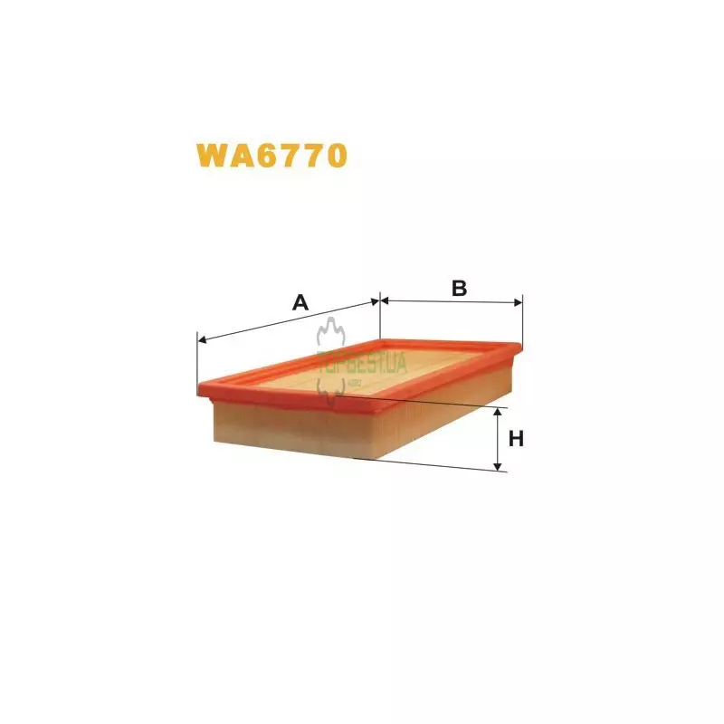 WA6770 Фільтр повітряний [WIX]