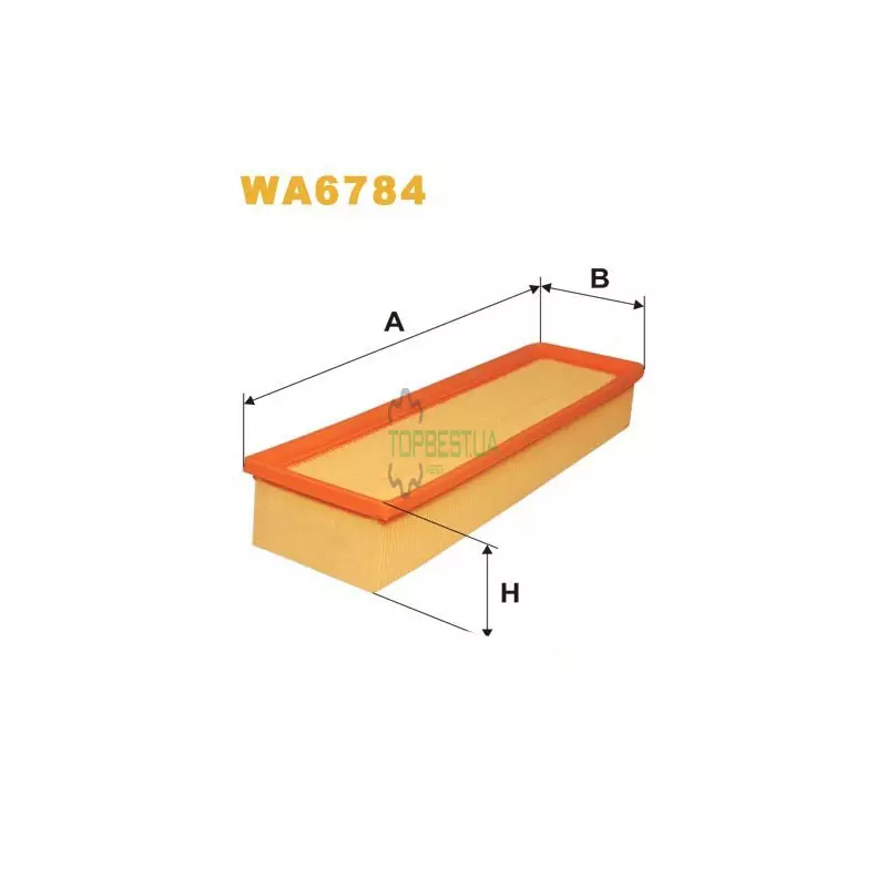 WA6784 Фільтр повітряний [WIX]
