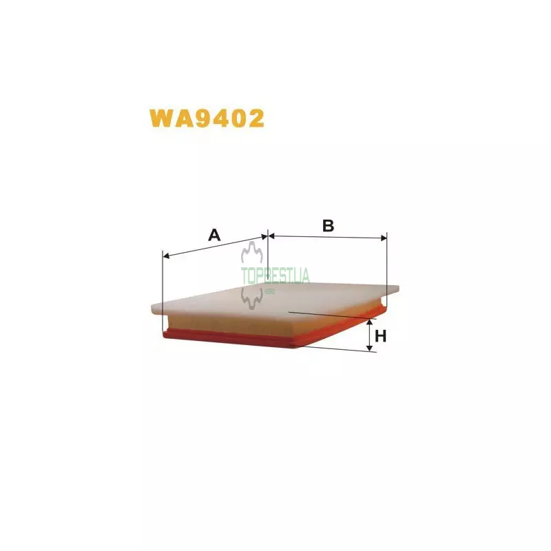 WA9402 Фільтр повітряний [WIX]