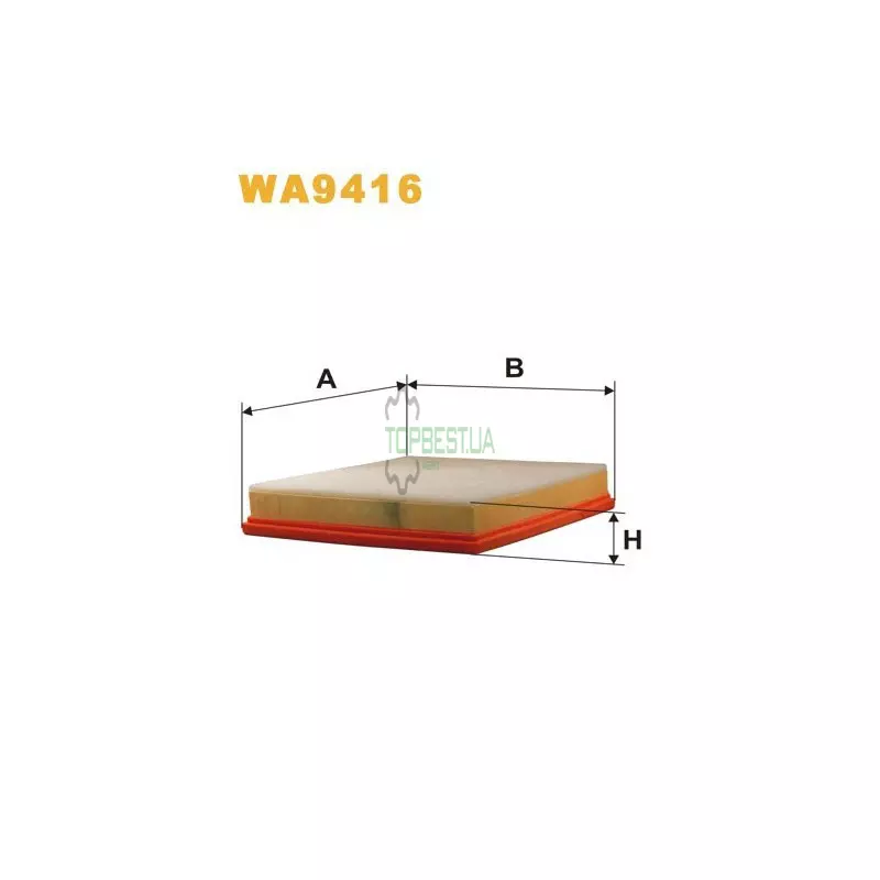 WA9416 Фільтр повітряний [WIX]