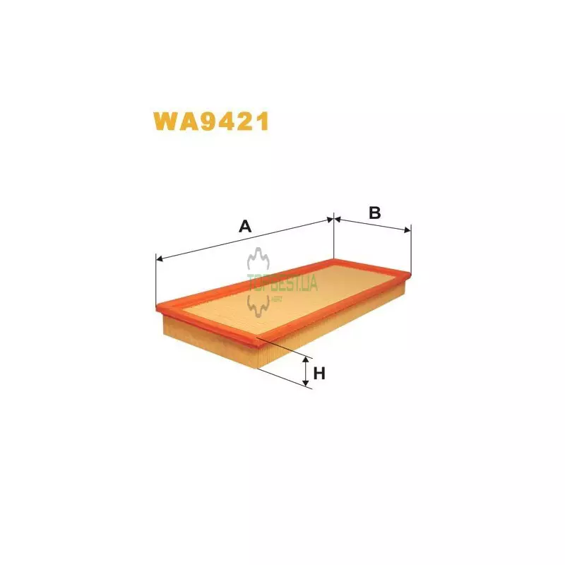 WA9421 Фільтр повітряний [WIX]