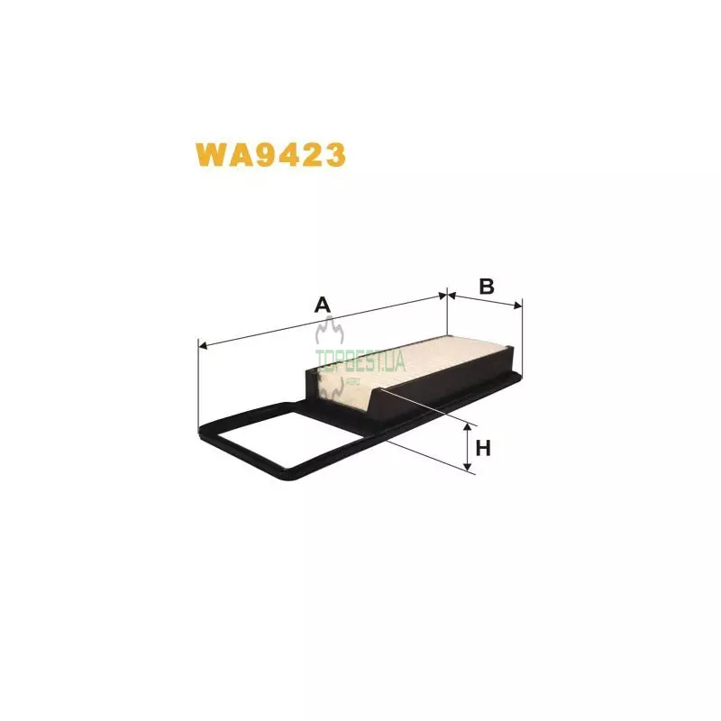 WA9423 Фільтр повітряний [WIX]