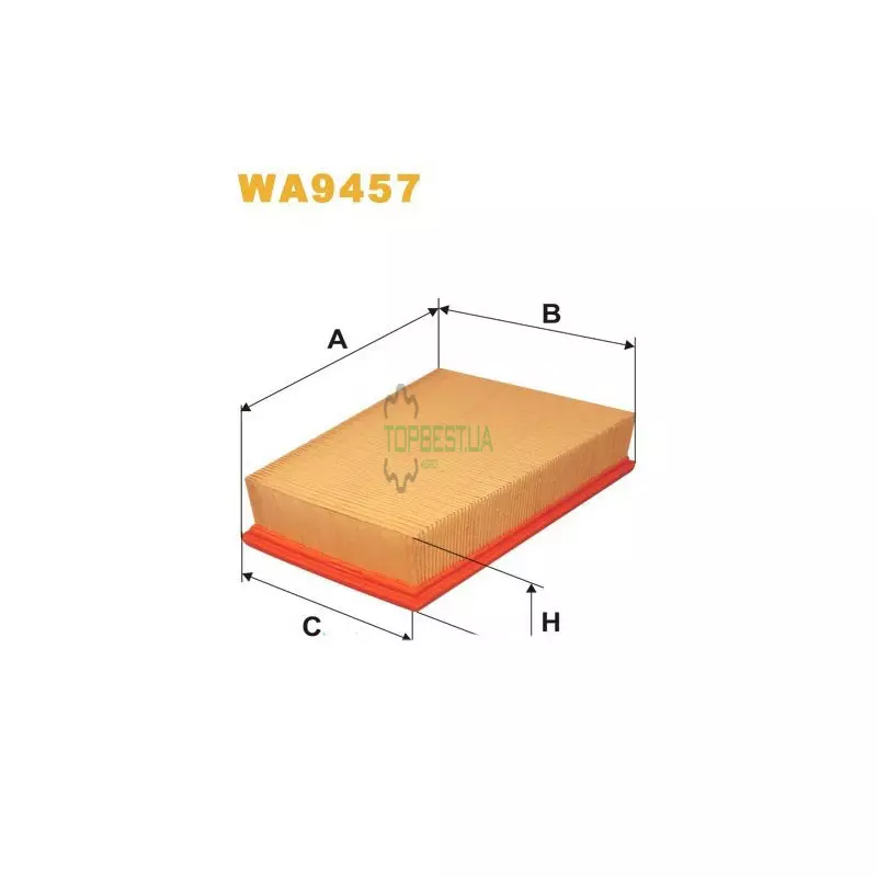WA9457 Фільтр повітряний [WIX]
