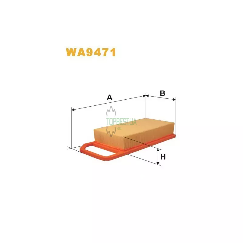 WA9471 Фільтр повітряний [WIX]
