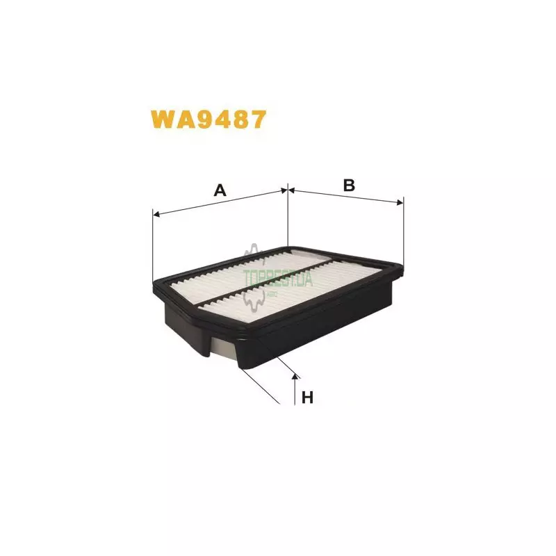 WA9487 Фільтр повітряний [WIX]