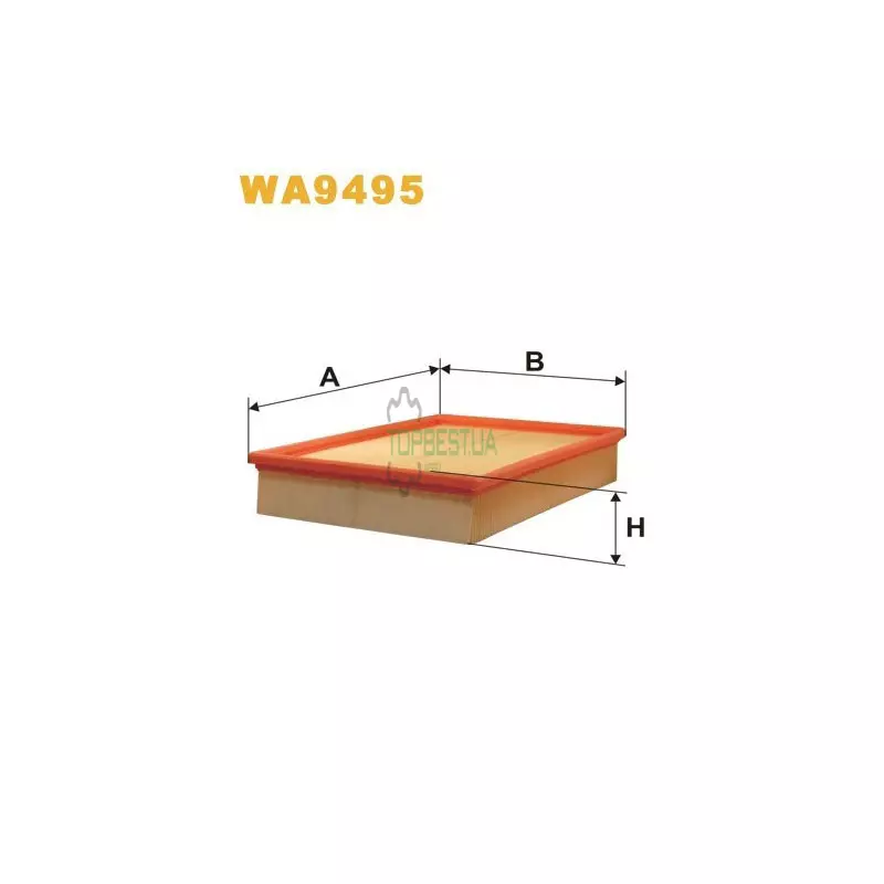 WA9495 Фільтр повітряний [WIX]