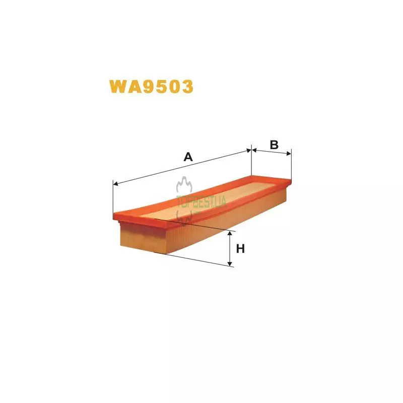 WA9503 Фільтр повітряний [WIX]