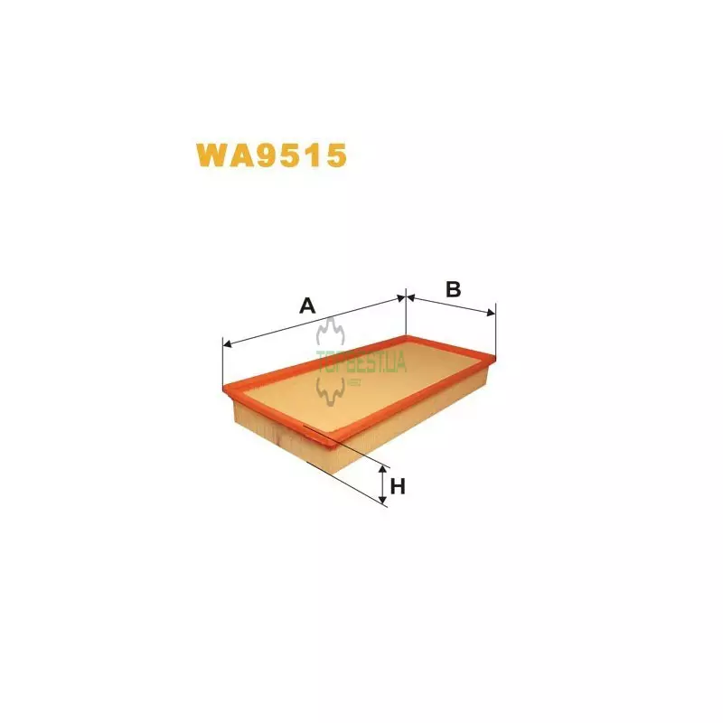 WA9515 Фільтр повітряний [WIX]
