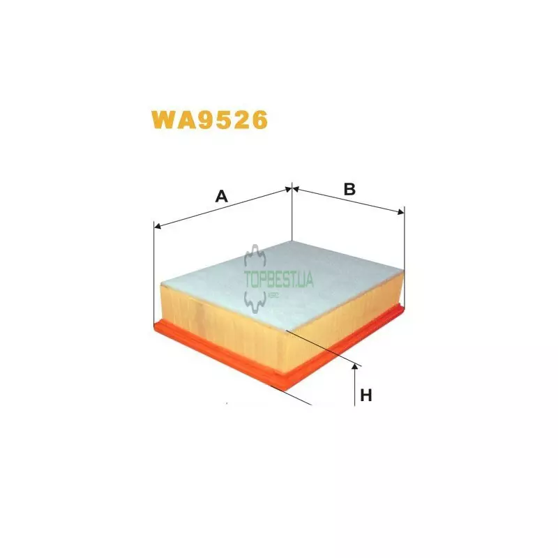 WA9526 Фільтр повітряний [WIX]